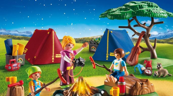 Playmobil USA Playmobil 9153 – Camp Site with Fire Playmobil USA Playmobil 9153 Camp Site with Fire