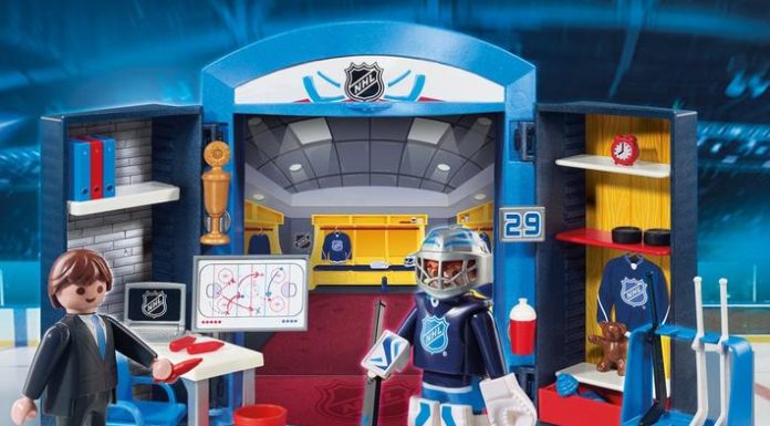 Playmobil USA Playmobil 9176 NHL™ Locker Room Play Box