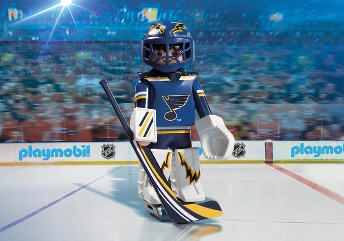 Playmobil USA Playmobil 9183 NHL® St. Louis Blues® Goalie Playmobil USA Playmobil 9183 NHL® St. Louis Blues® Goalie