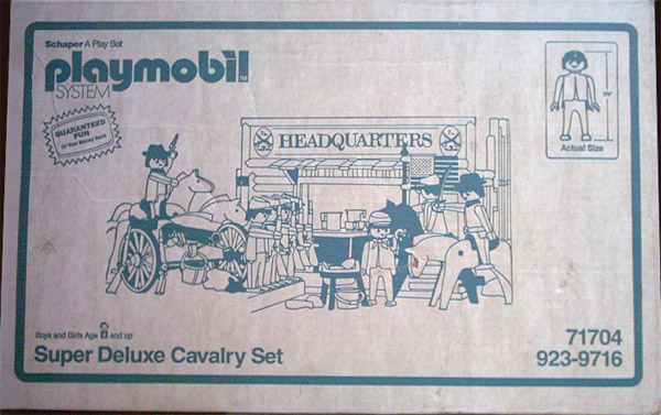 Playmobil USA Schaper 923-9716 Super Deluxe Cavalry Set