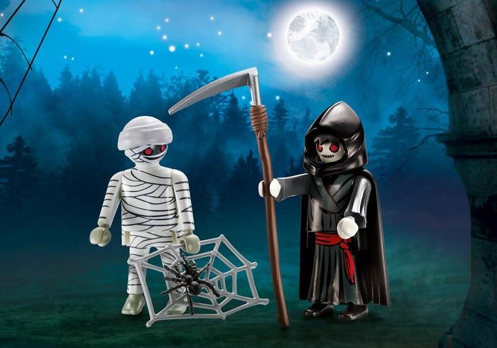 Playmobil Playmobil Egipto ⭐ Todas las Referencias: Faraones, Pirámides y Egipcios 20 Playmobil USA Playmobil 9308 – Duo Pack Mummy & Grim Reaper