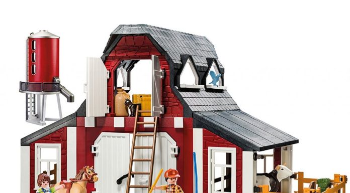 Playmobil USA Playmobil 9315 Barn with Silo