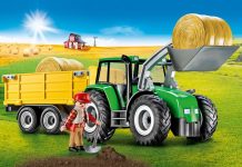 Playmobil USA Playmobil 9317 – Tractor with Trailer Playmobil USA Playmobil 9317 Tractor with Trailer