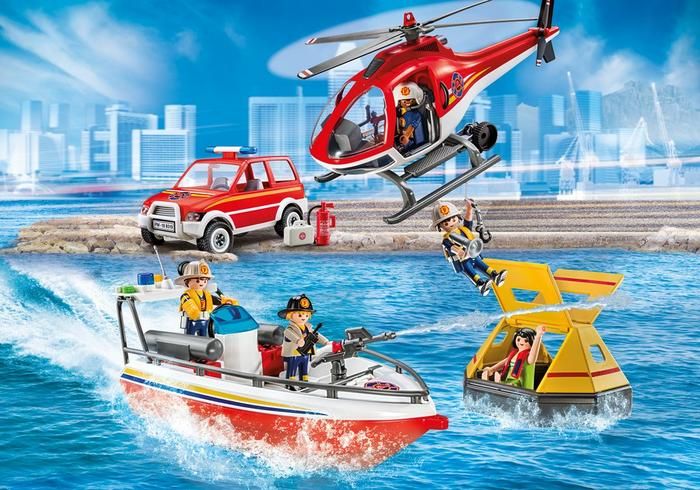Playmobil USA Playmobil 9319 Fire Rescue Mission Playmobil USA Playmobil 9319 Fire Rescue Mission