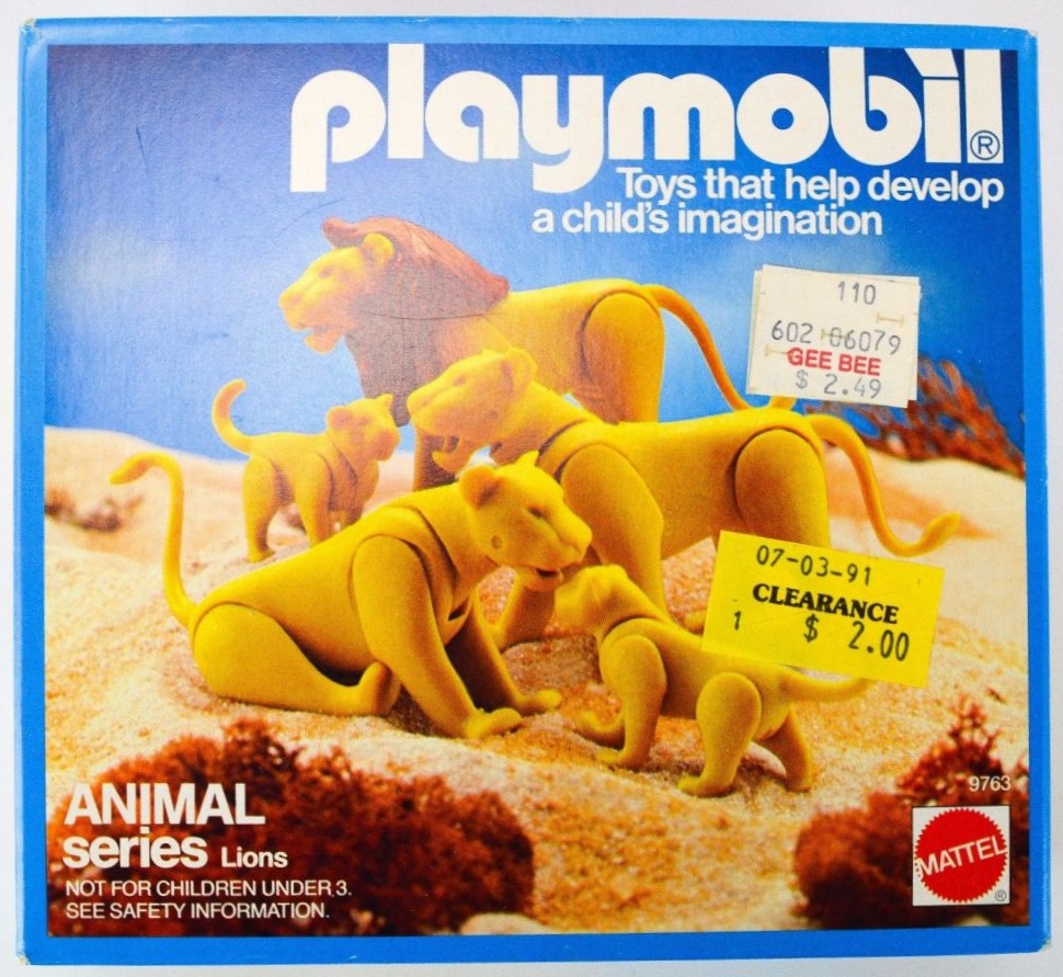 Playmobil USA Mattel 9763 Lions family Playmobil USA Mattel 9763 Lions family