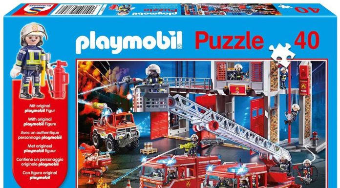 Playmobil 56380 Puzzle Fire Department