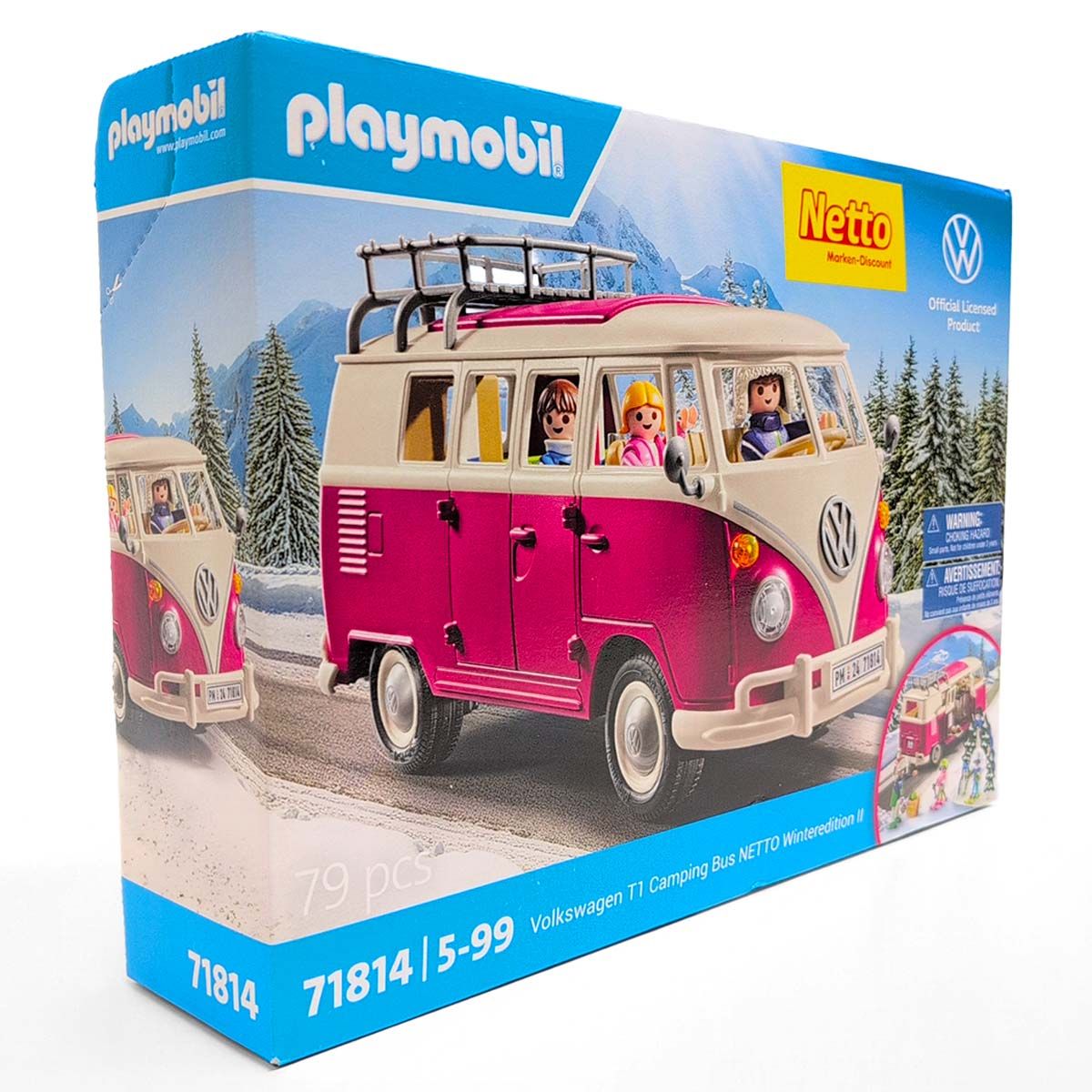 Playmobil Volkswagen Playmobil: todas las referencias de la T1 y el Escarabajo 10 Playmobil 71814 Volkswagen T1 Camping Bus – Winteredition