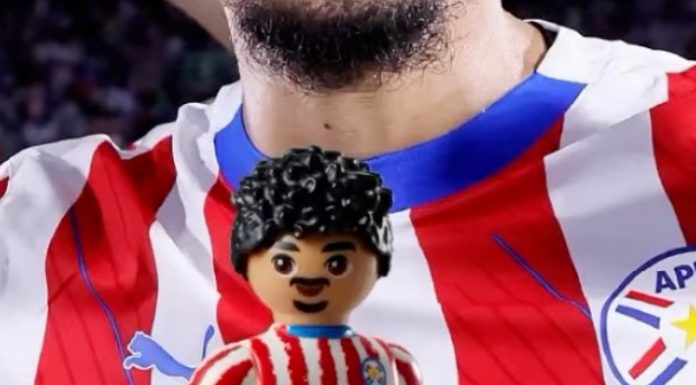 Playmobil 72244v4 Gustavo Gómez – Selección de Paraguay Fútbol 2026 Playmobil 72244v4 gustavo gomez recorte