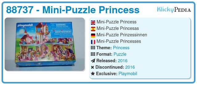 Playmobil 88737 Mini-Puzzle Princess