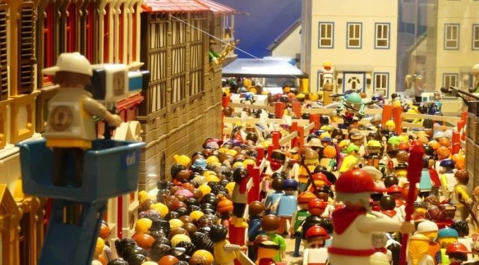 Exposición Playmobil Los Encierros de San Fermín en Madrid (AmClicks 2026)
