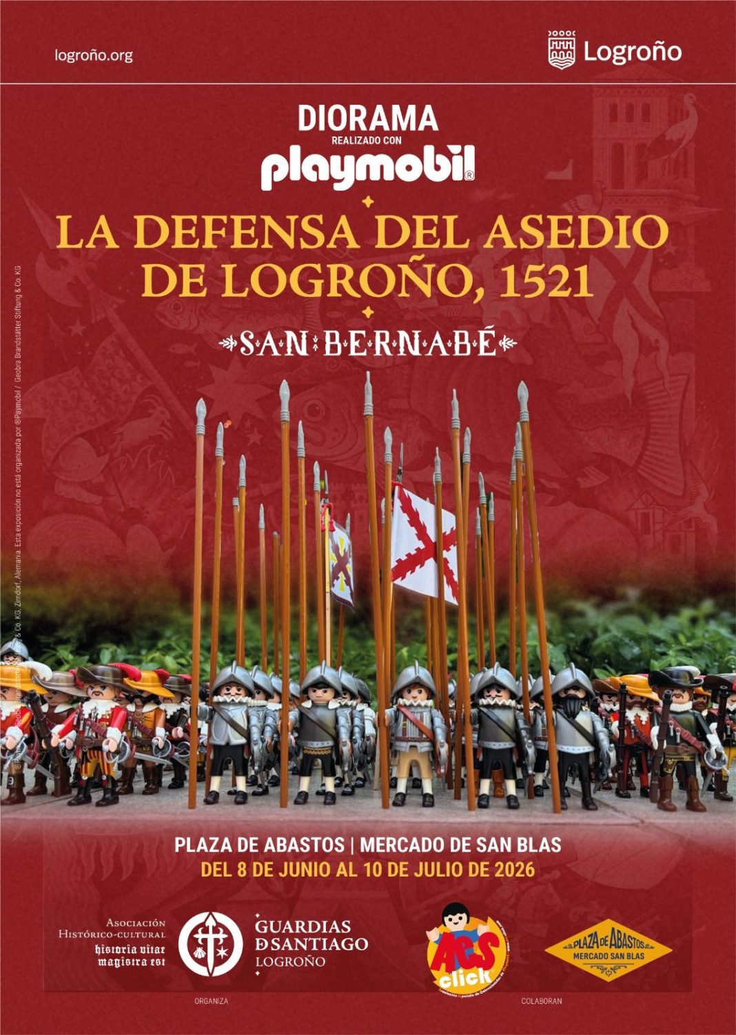 Exposición Playmobil Asedio de Logroño 1521 Exposición Playmobil Asedio de Logroño 1521