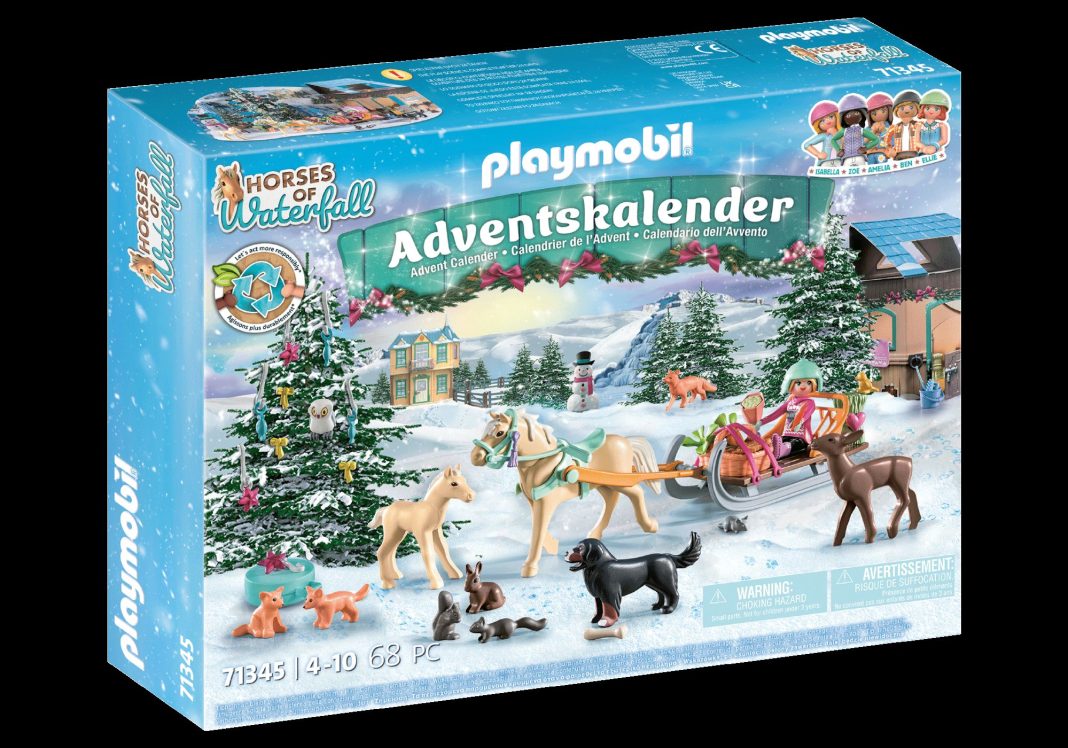 Playmobil 71345 Calendario de Adviento Caballos: Paseo Navideño en Trineo