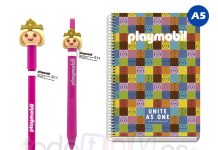 Kits Escolares Playmobil: cuaderno A5 + papelería completa (vuelta al cole)