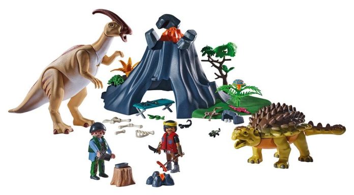Playmobil 72403 Volcán con Parasaurolophus y Saichania – El Mundo Click