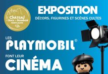 Cartel exposición Playmobil cine y series Montluçon
