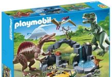 Playmobil 5019 expedicion dino con vehiculo anfibio