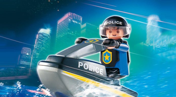 Playmobil 5773 Policía con Moto de Agua – Policía 2006