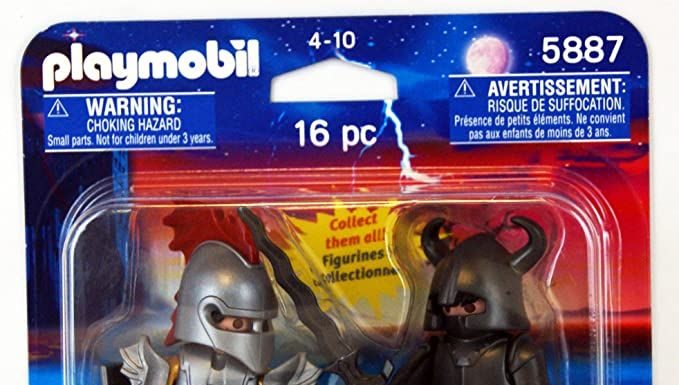 Playmobil 5887 Duo Pack Caballero del Dragón Gris contra Caballero del Toro – Caballeros 2009 Playmobil 5887 Duo Pack Caballero del Dragón Gris contra Caballero del Toro