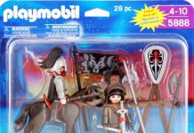 Playmobil 5888 Duo Pack Guerreros Lobo – Caballeros 2009 Playmobil 5888 Duo Pack Guerreros Lobo