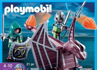 Playmobil 5911 Catapulta del Dragón Verde – Caballeros 2011 – El Mundo Click Playmobil 5911 Catapulta del Dragón Verde