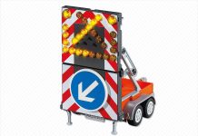 Playmobil 6227 Remolque con señal luminosa de obras – Construcción 2011 – El Mundo Click Playmobil 6227 Remolque con señal luminosa de obras