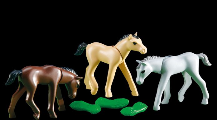 Playmobil 6263 3 potros con comida