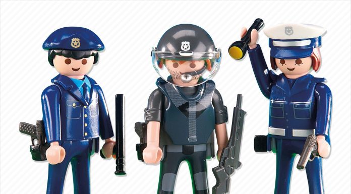 Playmobil 6285 3 policías azules