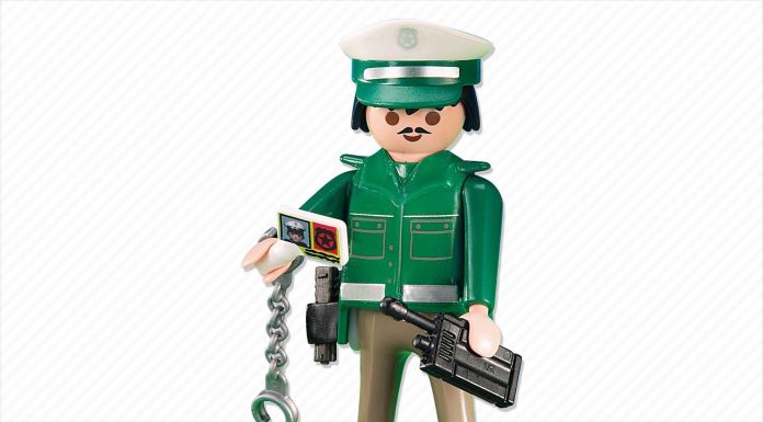 Playmobil 6286 Jefe de policía verde