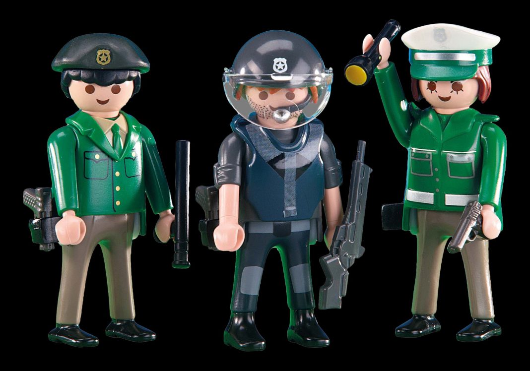 Playmobil 6287 3 policías verdes
