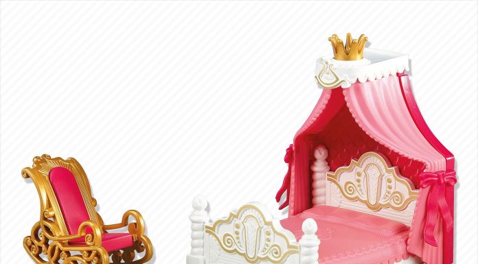 Playmobil 6302 Cama con dosel y mecedora