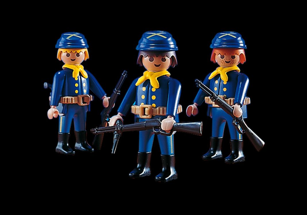 Playmobil 7047 3 soldados nordistas Playmobil 7047 3 soldados nordistas