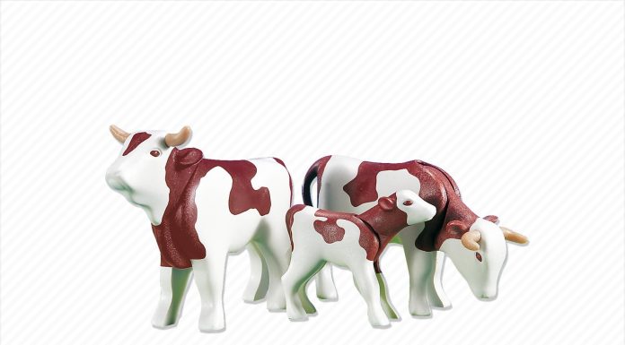 Playmobil 7079 2 vacas con ternero – Granja 2000 – El Mundo Click Playmobil 7079 2 vacas con ternero