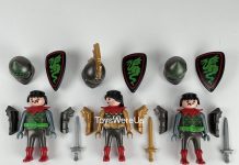 Playmobil 7254 tres caballeros del dragon