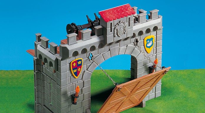 Playmobil 7421 Puerta levadiza – Caballeros 1994 – El Mundo Click Playmobil 7421 Puerta levadiza