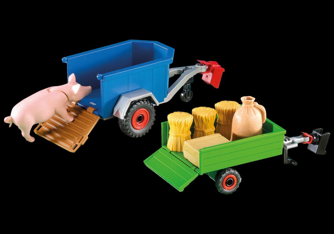 Playmobil 7439 2 remolques para tractor Playmobil 7439 2 remolques para tractor