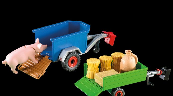 Playmobil 7439 2 remolques para tractor – Granja 2009 – El Mundo Click Playmobil 7439 2 remolques para tractor