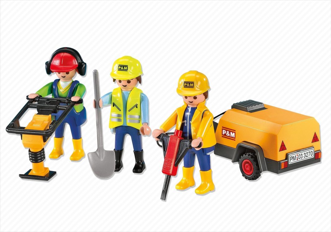 Playmobil 7451 3 obreros Playmobil 7451 3 obreros