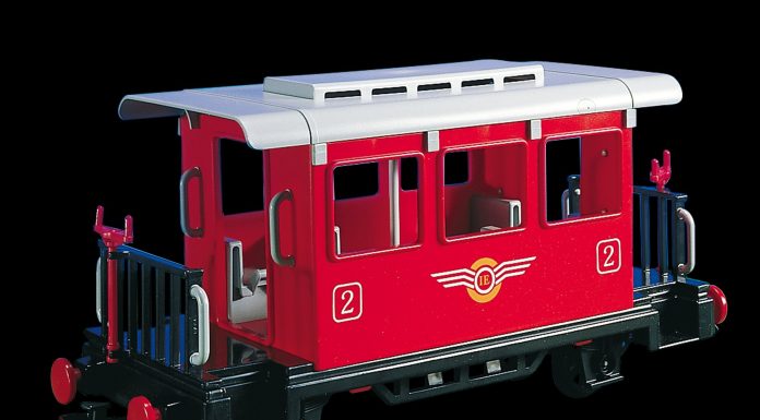 Playmobil 7511 Vagón de pasajeros rojo – Tren 2000 – El Mundo Click Playmobil 7511 Vagón de pasajeros rojo