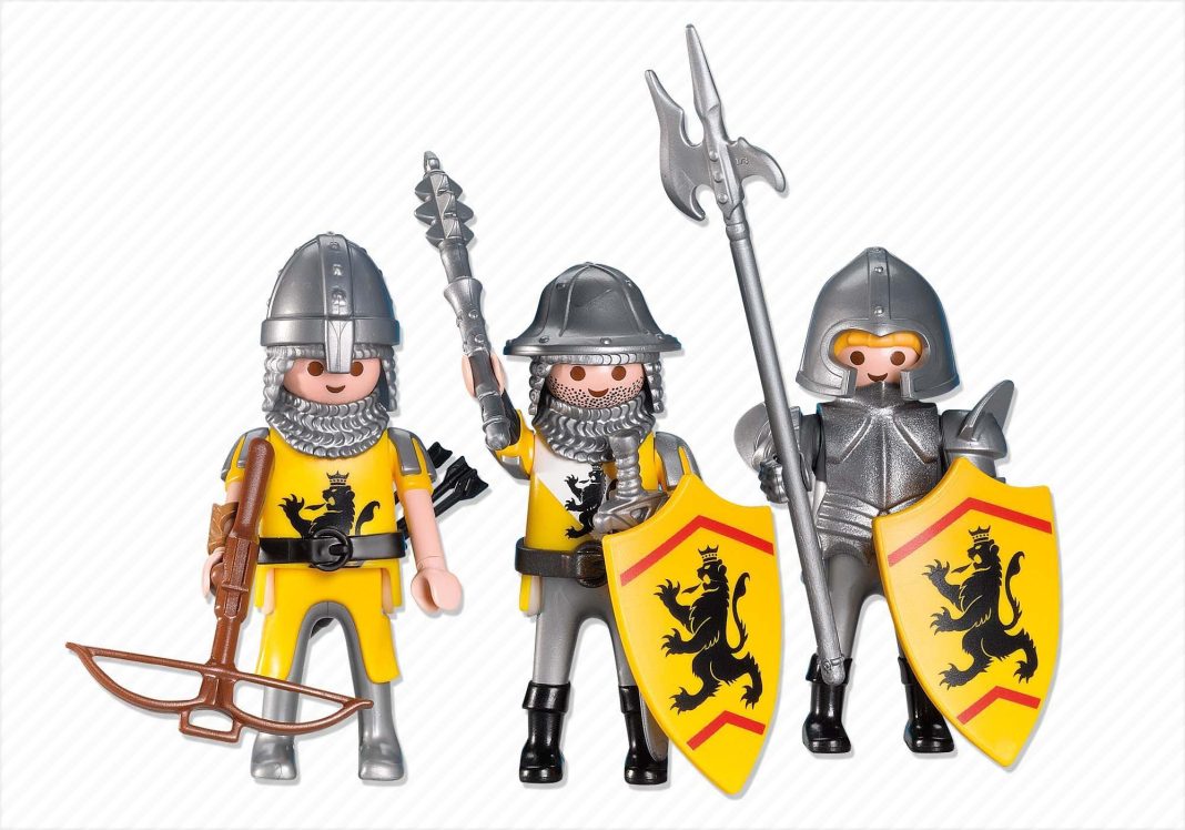 Playmobil 7535 3 caballeros del león Playmobil 7535 3 caballeros del león