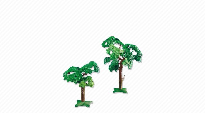 Playmobil 7632 2 árboles de hoja ancha – Jungla 2003 – El Mundo Click Playmobil 7632 2 árboles de hoja ancha