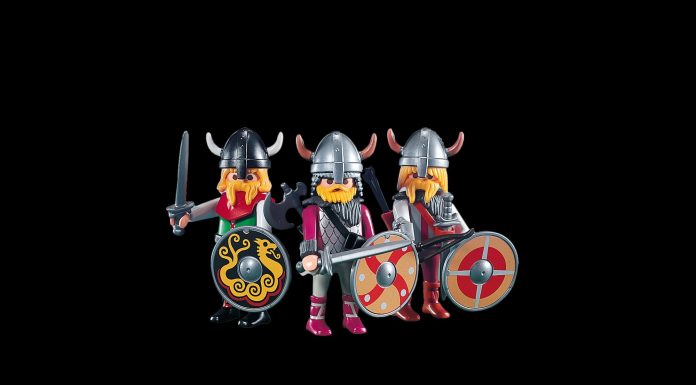 Playmobil 7677 3 guerreros vikingos – Vikingos 2003 – El Mundo Click Playmobil 7677 3 guerreros vikingos