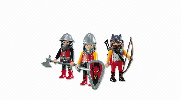 Playmobil 7770 3 soldados del dragón rojo – Caballeros 2005 – El Mundo Click Playmobil 7770 3 soldados del dragón rojo