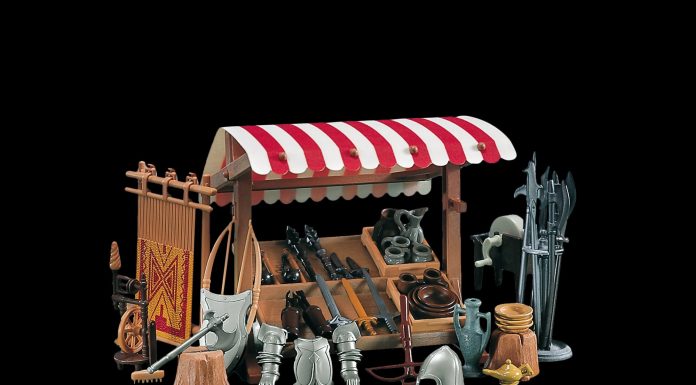 Playmobil 7855 Puesto de mercado medieval – Caballeros 2006 – El Mundo Click Playmobil 7855 Puesto de mercado medieval