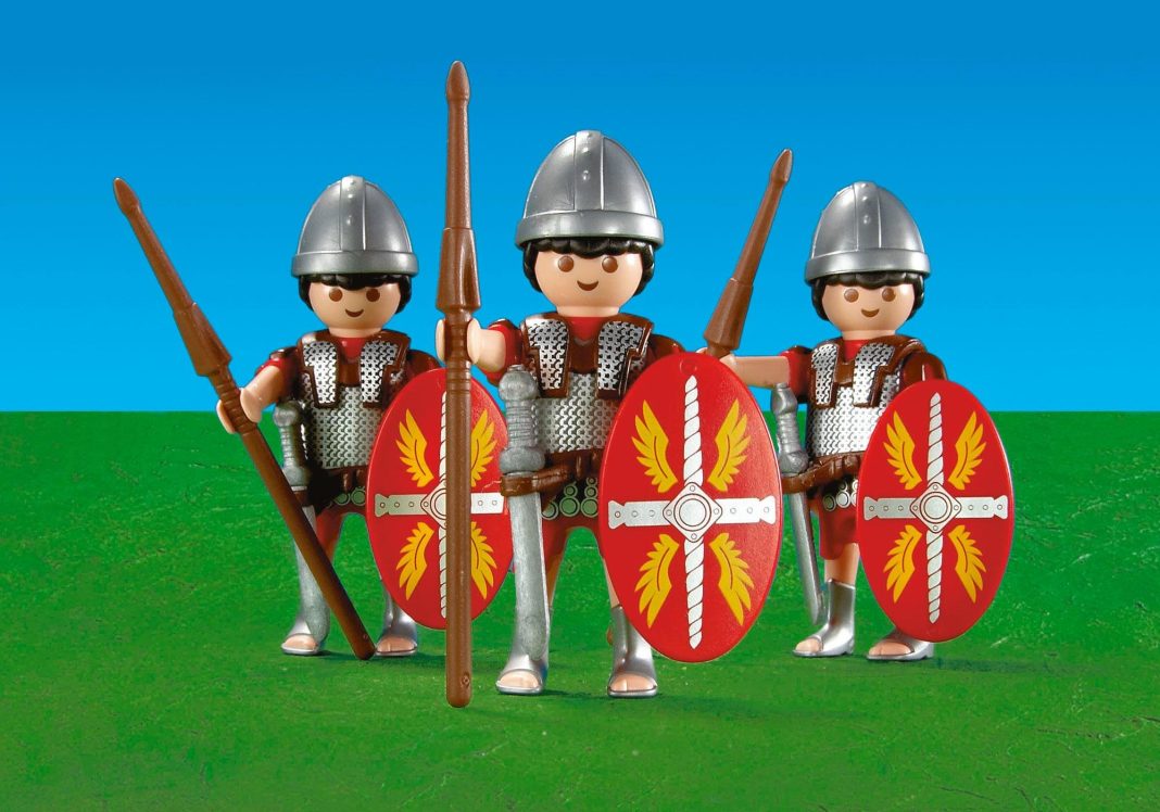 Playmobil 7880 3 auxiliares romanos Playmobil 7880 3 auxiliares romanos