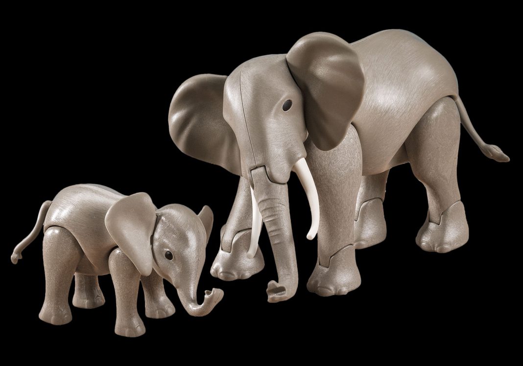 Playmobil 7995 Elefante con cría