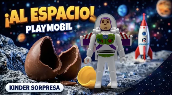 Playmobil Buzz Lightyear Kinder Sorpresa Maxi – Kinder Disney 2026 playmobil disney buzz ligth yaear
