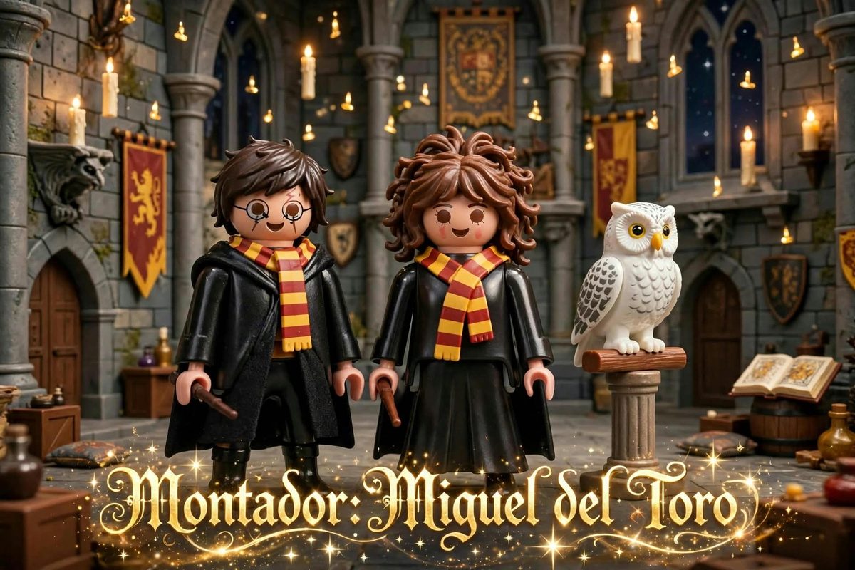 Playmobil 8ª Feria Playmobil de Alcalá de Guadaíra 2026: fechas, horarios, talleres y concurso de dioramas 5 Montador: Miguel del Toro — Diorama de Harry Potter