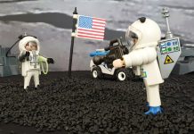 Exposición Playmobil en Ploërmel 2026 (Playmobreizh) Diorama de astronautas Playmobil en la exposición de Ploërmel organizada por Playmobreizh