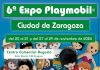 6ª Expo Playmobil Ciudad de Zaragoza 2026 (ClickAragón) Cartel de la 6ª Expo Playmobil Ciudad de Zaragoza, Centro Comercial Augusta, noviembre 2026
