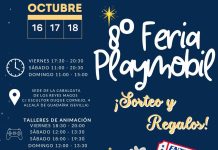 8ª Feria Playmobil de Alcalá de Guadaíra 2026: fechas, horarios, talleres y concurso de dioramas Cartel de la 8ª Feria Playmobil de Alcalá de Guadaíra, 16, 17 y 18 de octubre de 2026